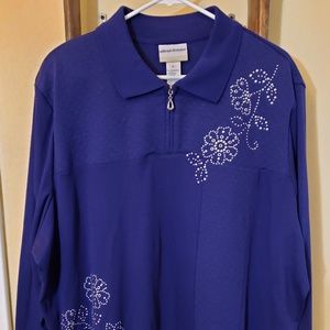 Alfred Dunner Women's Knit Top 3X NWT